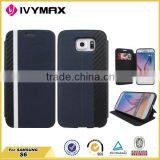 Colorful Mobilephone Case for Samsung Galaxy s6 New Wallet Leather Case thumbnail-5