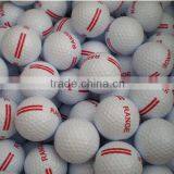 two piece practice golf ball with logo in bluk