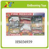 Pull Back Toys. Pull Back Fire Rescue Truck, Plastic Fire Rescue Toy