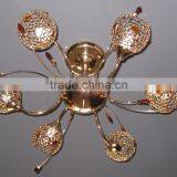2015 Finish Brass LED Ceiling Lamp/lights for Decoration Lighting With CE