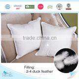 2-4cm white duck feather cushion insert