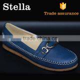 breathable comfortable close toe old woman tpr sole loafers for women