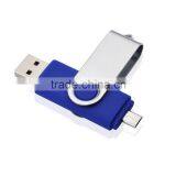 OEM OTG Usb Flash Drives Custom Fashion Swivel OTG Pendrives for Android