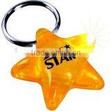LED Star Shape Plastic Keyring