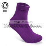 Purple Custom Candy Color Thermal Wholesale Elite Man Sock