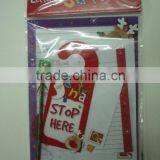 Fancy Letter Paper to Santa With Pen Packed in Poly Bag