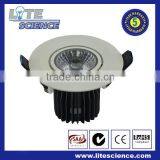 Recessed Dimmable 3000k 85lm/w COB LED Downlight