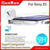2.5 D Rounded Edge Transparent Tempered Glass Protect Film for Sony z3