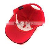 Custom Best Quality Red Acrylic Embossed Baseball Hat With Metal Buckle Supplier's Choice thumbnail-5