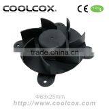 CoolCox Diameter 83x25mm Frameless Blower Fan,application for Mini Refrigerator thumbnail-1