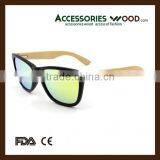 Smoke,Blue,Red,Green,Yellow,Purple,Brown Lenses Color and Bamboo/wood Arms Material Sunglasses thumbnail-4
