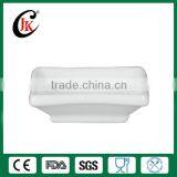 Unique Small White Ceramic Salad Bowl thumbnail-3