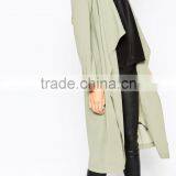 Wholesale Elegant Fashion Autumn Trench Long Coat thumbnail-3