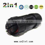 SQ19-4P IP68 Soldering Electric Cable Wire Waterproof Connector thumbnail-5