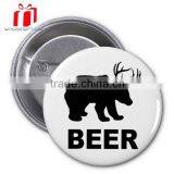 Custom Made Round Plastic Button Badge With Pin
