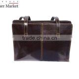 Business Shoulder Bag With Double Handle Handbags Italian Bags Genuine Leather Florence Leather Fashion thumbnail-2