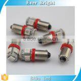 Chinese Factory LED Lamp BA9S 5050 5SMD for Instrument/indicator/brake/plate/stop/ Reverse Lamp