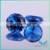 1.0mm-3.0mm Round Shape 113# Deep Blue in Burma Synthetic Spinel Gemstone thumbnail-1