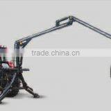 Hot selling newest log loader trailer/crane/grab