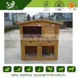 Factory price easily clean firm large wooden triangle rabbit hutch for sale