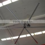 1200 sq.m. Large air volume 6m 20ft HVLS Roof Fan in large stores