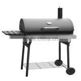 outdoor BBQ grill with trolley