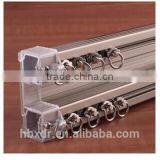 OEM Aluminium Double Sliding Curtain Rail Double Slide Curtain Track thumbnail-1