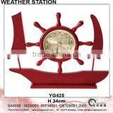 Weather Station With Wood Frame YG425 thumbnail-1