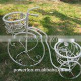 Flower Decorative Metal Wrought Iron Bicycle Plant Stand thumbnail-1