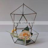Wholesale Geometric Glass Greenhouse Keepsake Flower Box Jewelry Box thumbnail-1