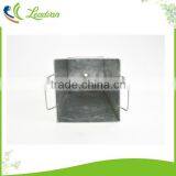 Large Galvanized Metal Flower Vase for Centerpieces thumbnail-4