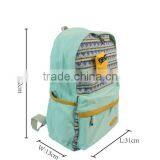 Store More Fashion Design Casual Canvas Blue Rucksack Bookbag thumbnail-4