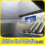 PVD Color Coating Stainless Steel Sheet Exterior Metal Wall Covering thumbnail-2