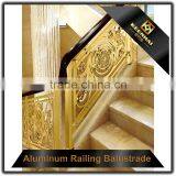 Decoration Aluminum Gold Color Stair Handrail thumbnail-1
