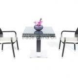 2017 Sigma Weatherproof Quickest Delivery Resin Wicker Small Glass Center Table thumbnail-1