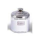 Ceramic Sugar Canister, Tea Coffee Ceramic Jar for Storage thumbnail-1