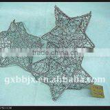 Silver Wire Star Handicraft Set of Three thumbnail-1
