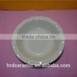 High Quality Wholesale Red Ceramic Plate Round Pie Plate thumbnail-3