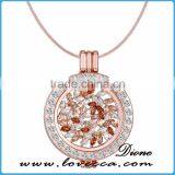 2017 Latest Fashion Gold Coins Changeable DIY Coin Necklace Pendant With 60cm Chain thumbnail-4