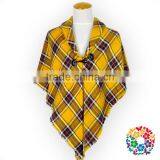 White Red Lattices Shawls Women Grid Scarves & Shawls thumbnail-2