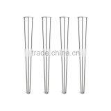 Globla Supplier Metal 40 Inch Chrome Plating 3 Rod Iron Dining Table Leg thumbnail-1