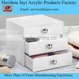 Plastic Cosmetic Stroage Boxes Clear Crystal Cube Makeup Boxes 2016 New Acrylic Large Makeup Organizer Wholesale JYSB-16506 thumbnail-1