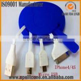 Usb Mobile Phone Universal Charge Line Usb Multifunctional Data Cable thumbnail-1