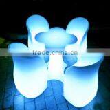 Best Seller Rechargeable 62*66*82cm LED Tables and Chairs for Outdoor Party / Luminous Theme Festival Item thumbnail-2