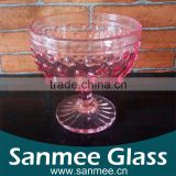 Good Quality Low Price Fashion Colored Glass Ice Cream Bowl