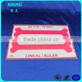 Kingmei screen printing acrylic table card display sign for medical ruler,printing plastic plate