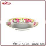 Wholesale 100% Melamine Traditional China Custom Printing Flower Melamine Plate for Banquet Feast thumbnail-1