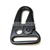 1-1/4" HK Hook, Zinc Alloy Metal Hook, HK Snap Hooks Gun Sling Hook, Snap Hook in Dull Black thumbnail-3