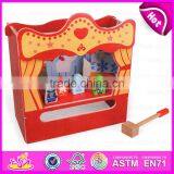 2015 New and Popular Wooden Knock Toy,DIY Toy Wooden Table Theatre and a Hammer Story,Role Play Toy View Theatre Table W10D102 thumbnail-2