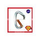 25KN D Type Straight Gate Aluminum Carabiner For Mountain Climbing thumbnail-4
